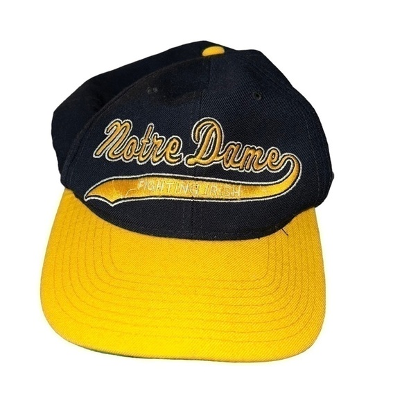 𝅺vintage STARTER Notre Dame Hat - Picture 1 of 4